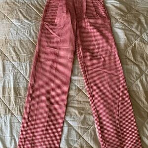 Teddy Fresh Red & White Gingham Trousers